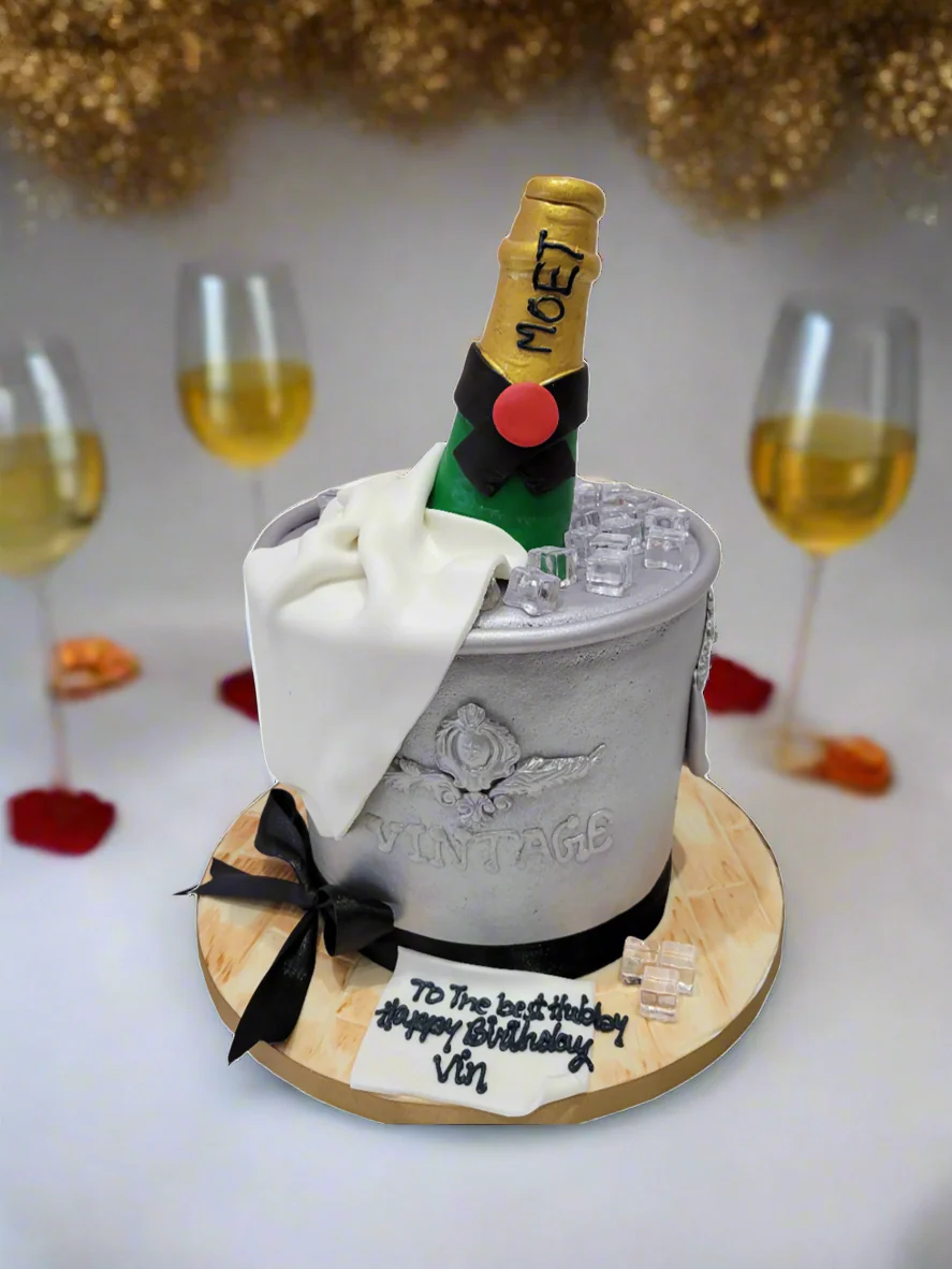 Ice & Bottle Bucket Cake - Image 3