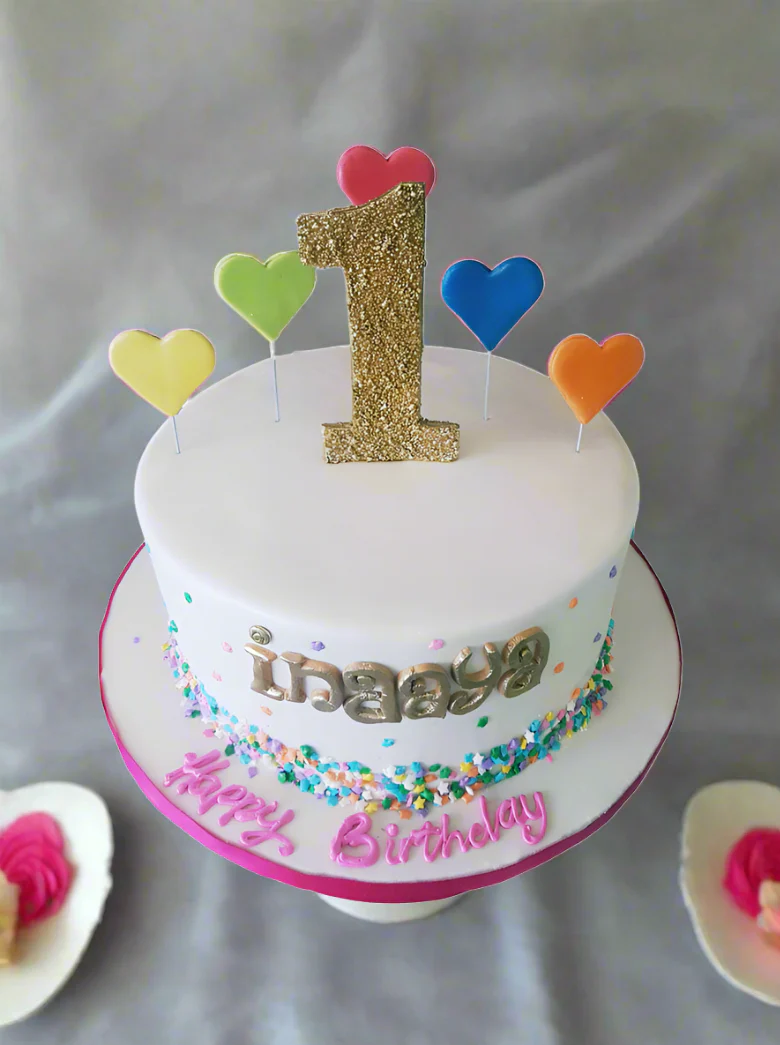Inaaya Birthday Cake - Image 3