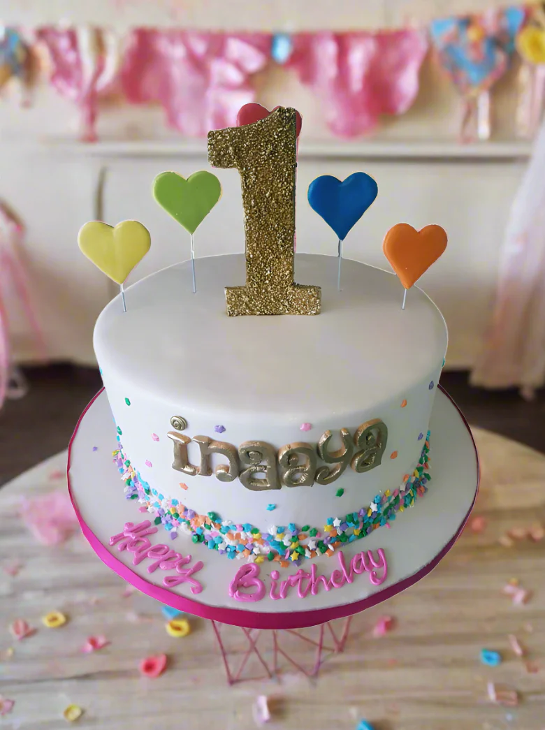 Inaaya Birthday Cake - Image 5