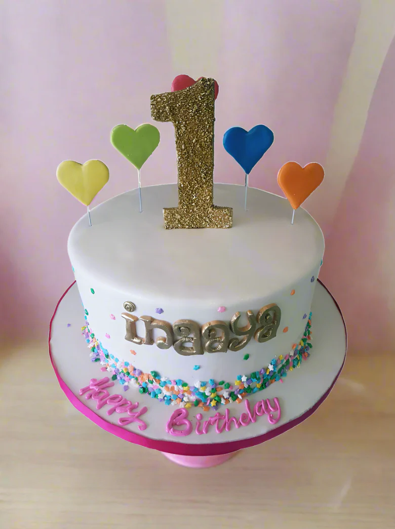 Inaaya Birthday Cake - Image 6