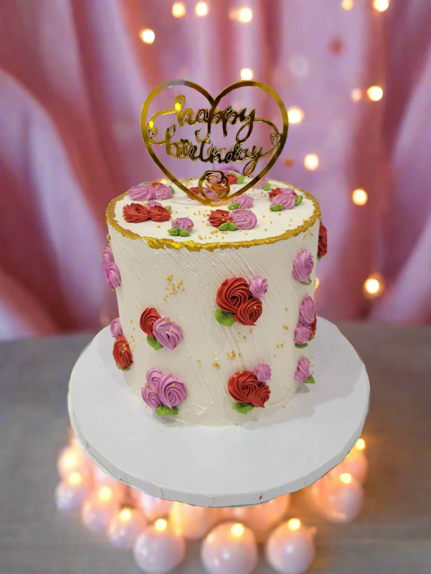 Inayat Flower Birthday Cake - Image 2