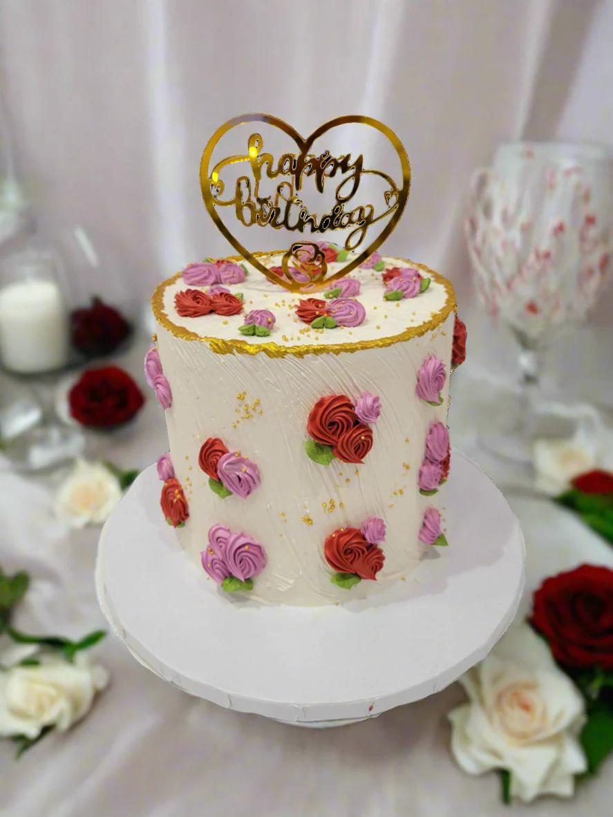 Inayat Flower Birthday Cake - Image 3