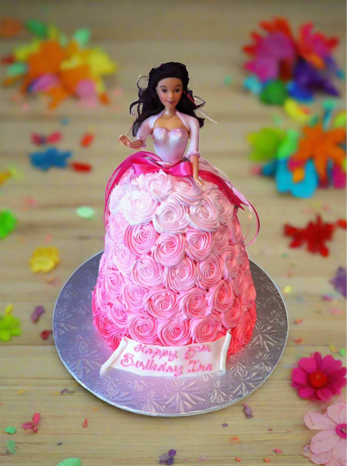 Ira Barbie Doll Cake - Image 3