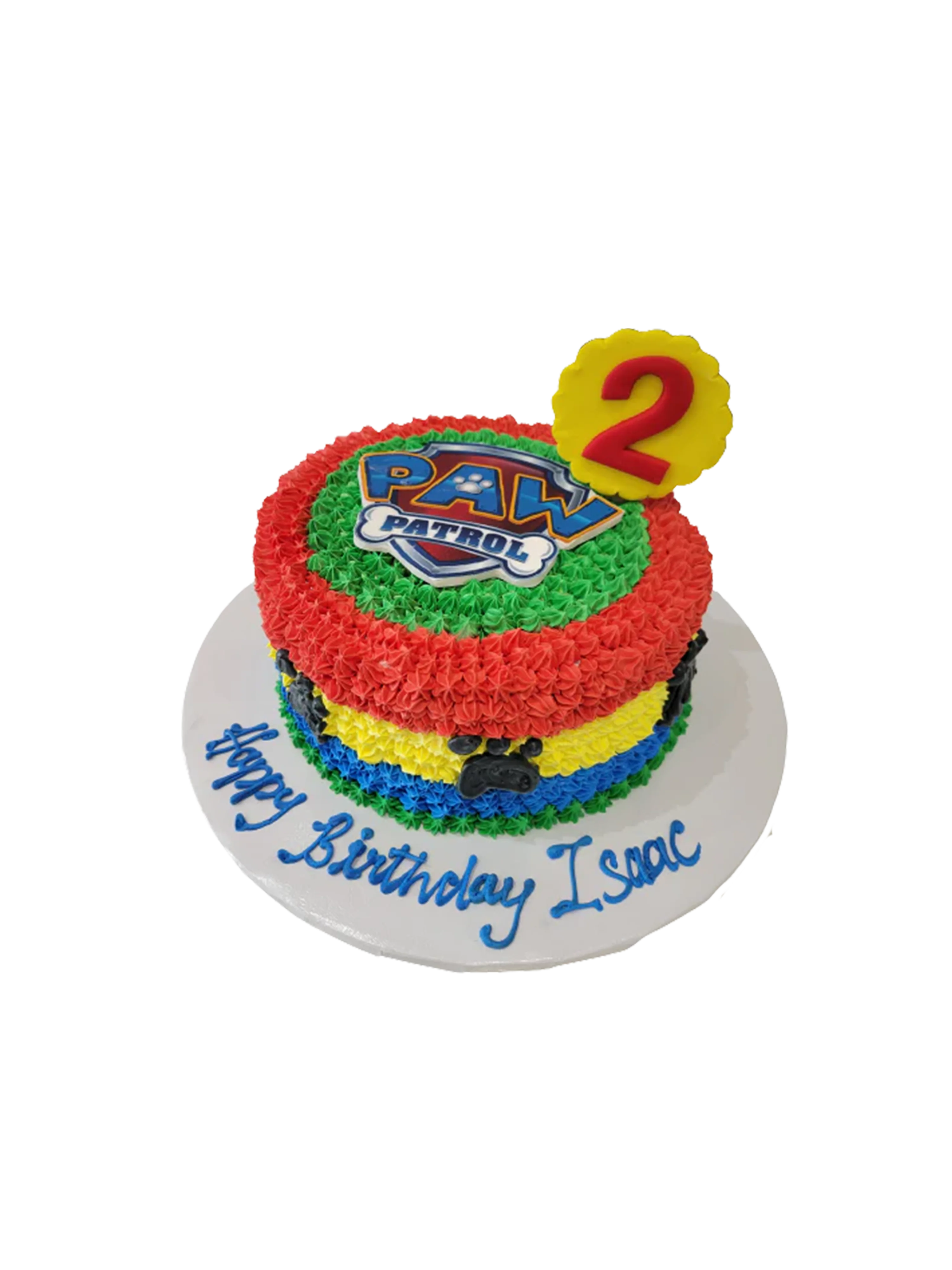 Isaac Paw Patrol Cream Cake