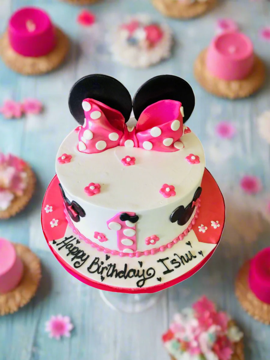 Ishu Minnie Fondant Cake - Image 2