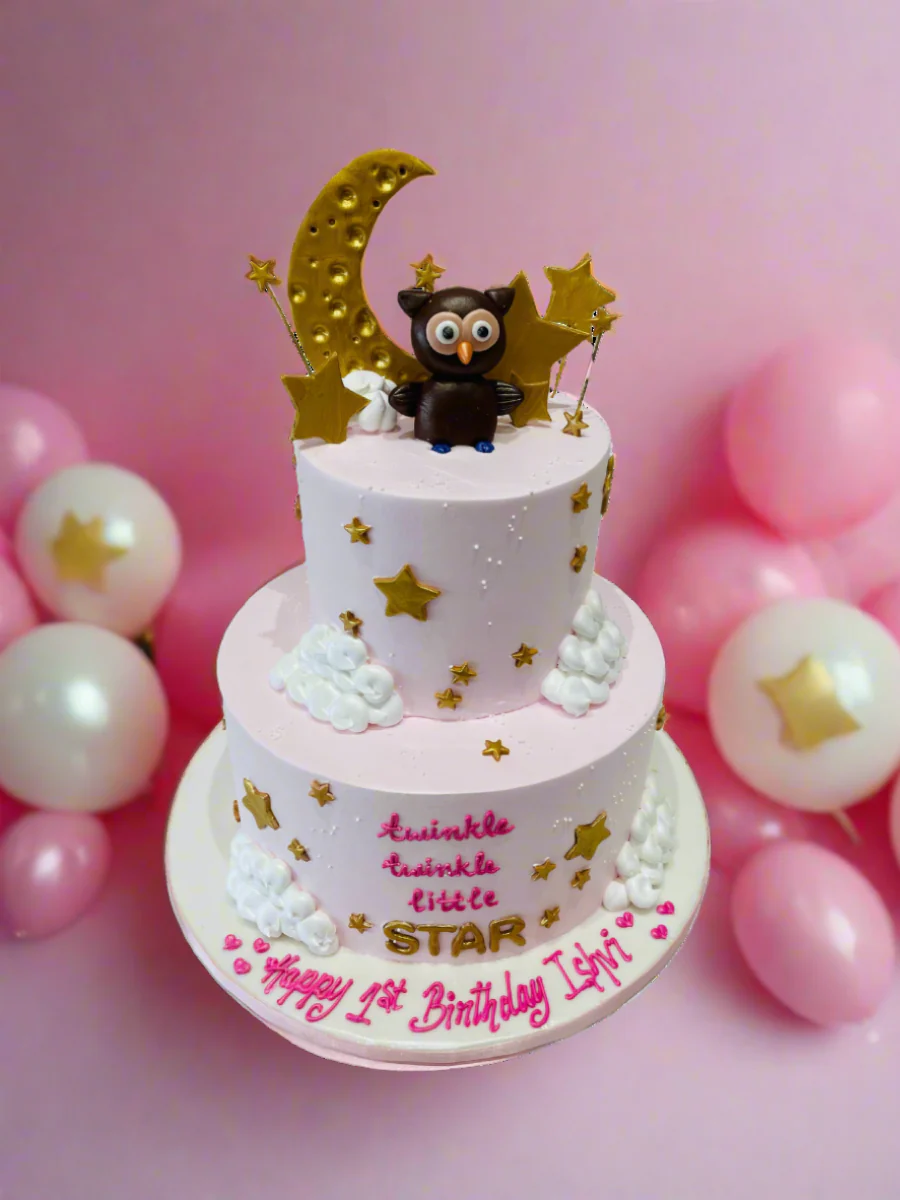 Ishvi Owl Cream Cake - Image 5
