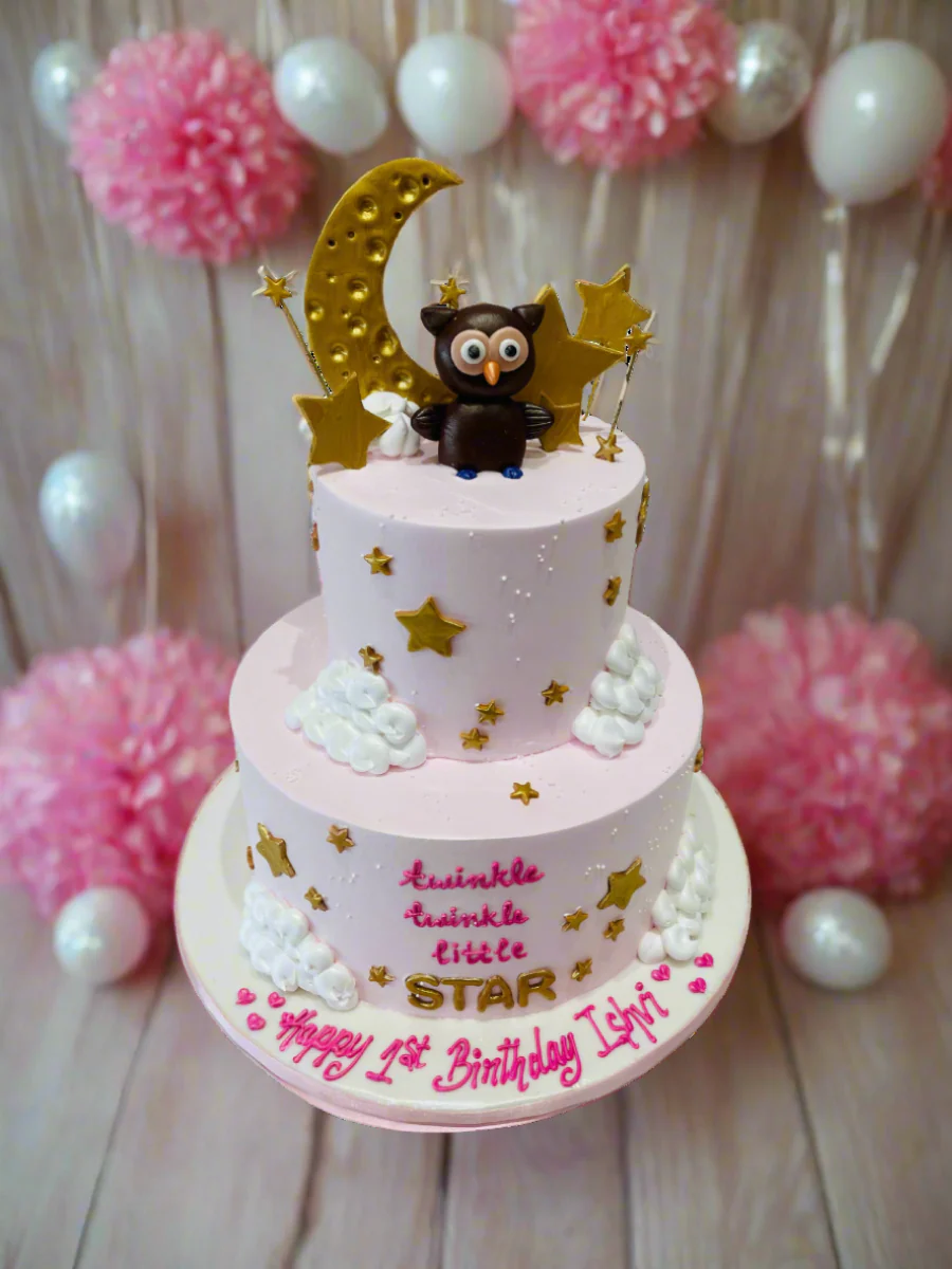 Ishvi Owl Cream Cake - Image 6