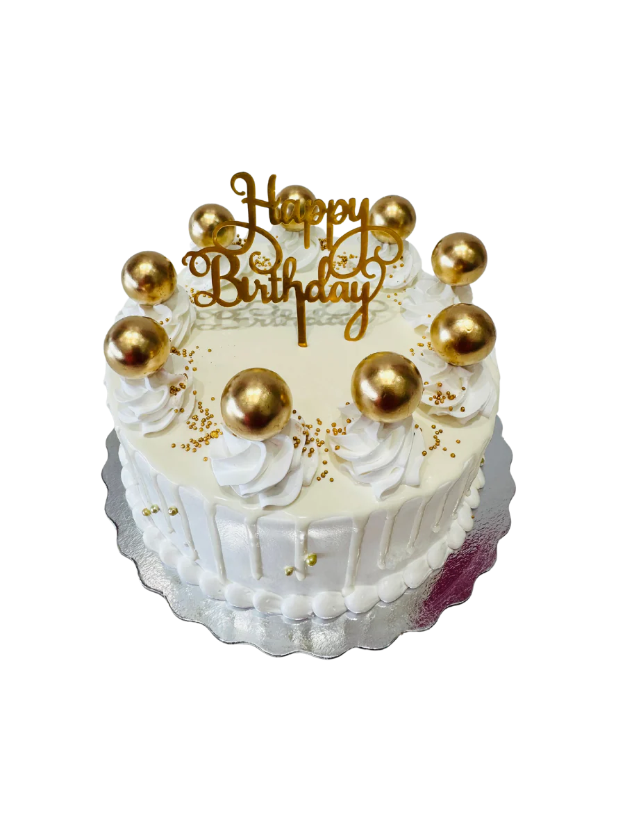 Ivory Gold New Year Cake