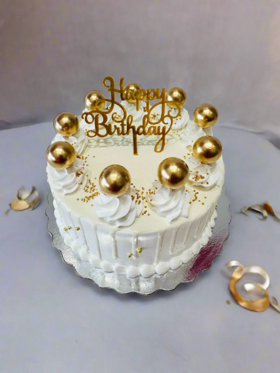Ivory Gold New Year Cake - Image 5