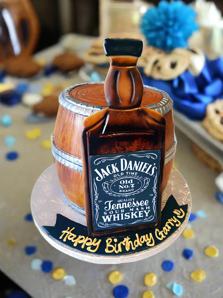 Jack Daniel's Barrel Cake - Image 3