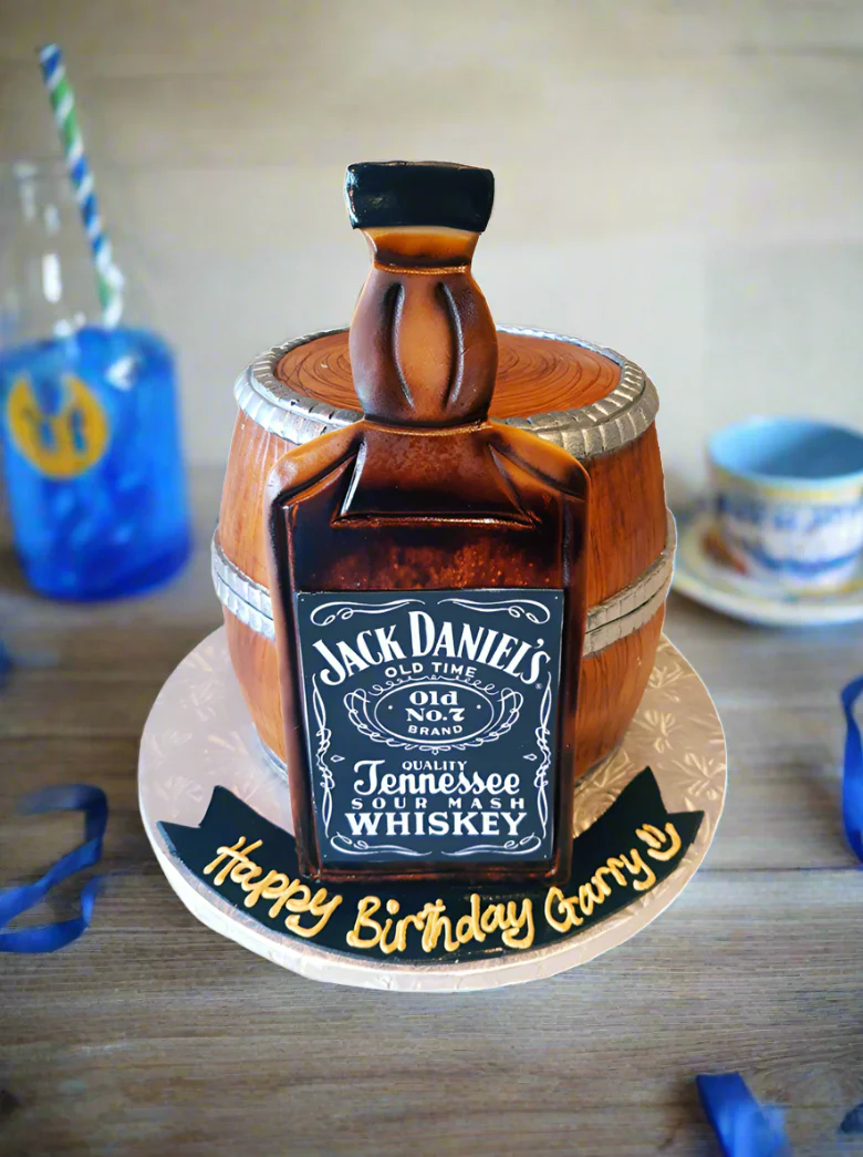 Jack Daniel's Barrel Cake - Image 4