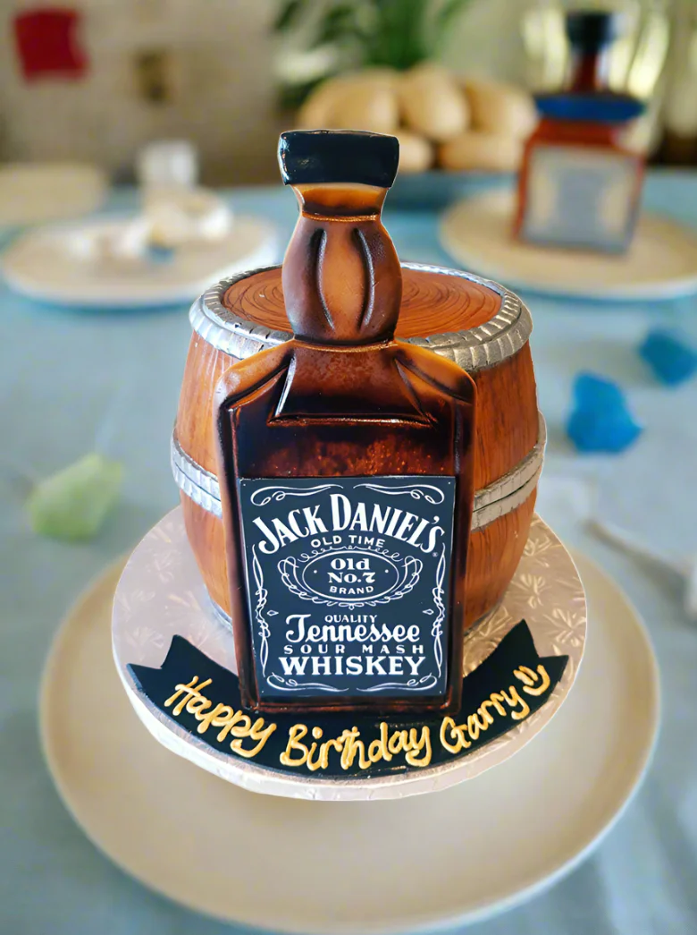 Jack Daniel's Barrel Cake - Image 5