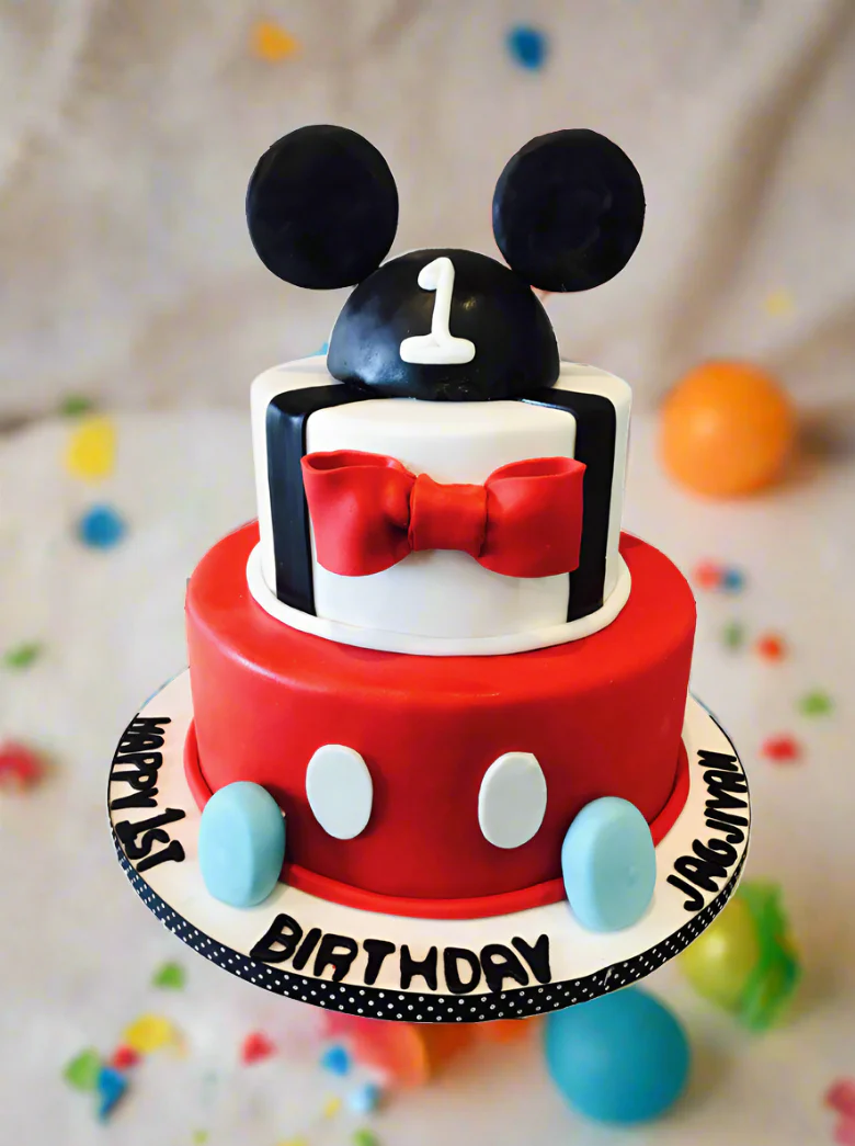 Jag Mickey Tiered Cake - Image 3