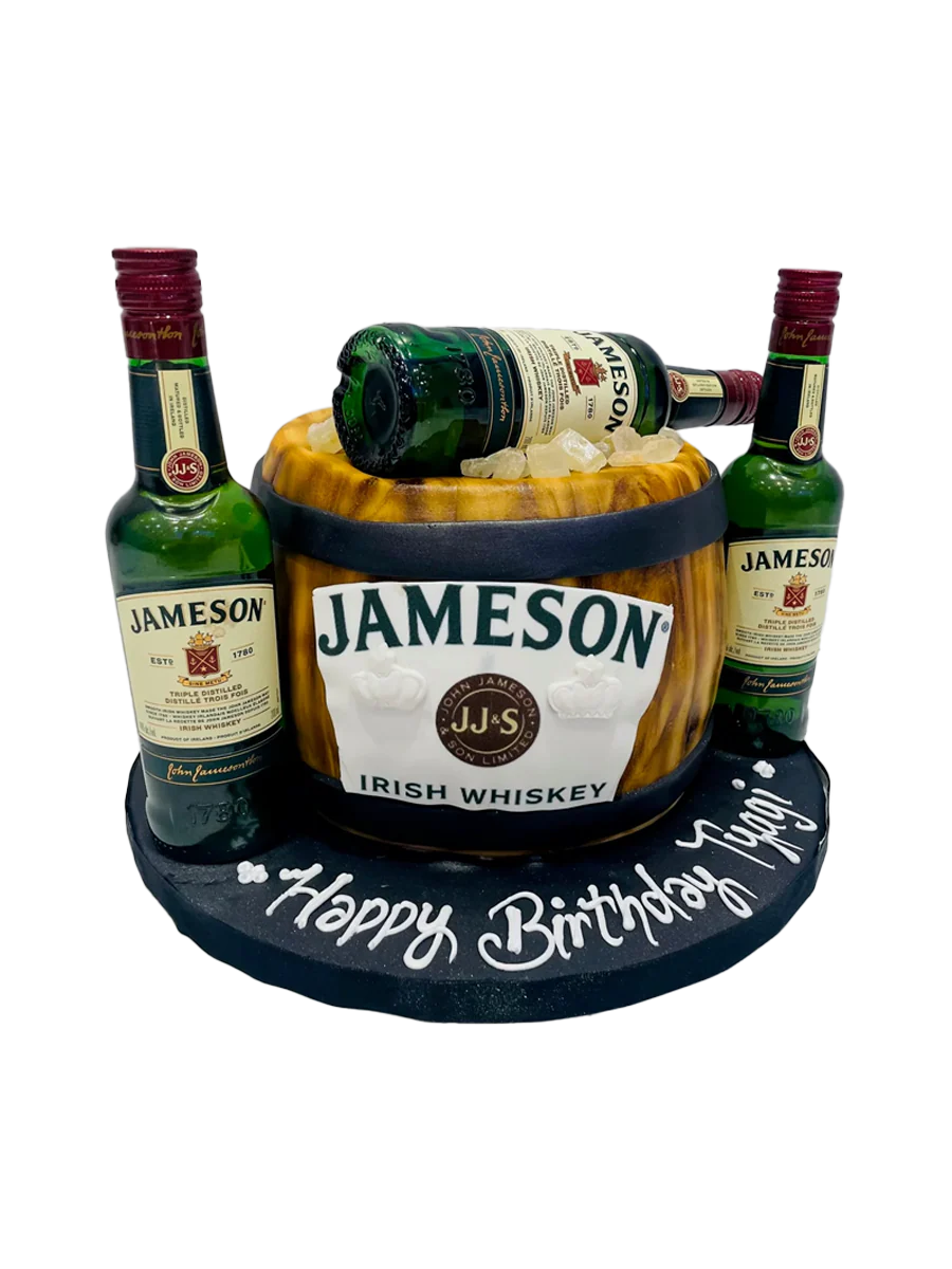 Jameson Barrel Bottle Cake