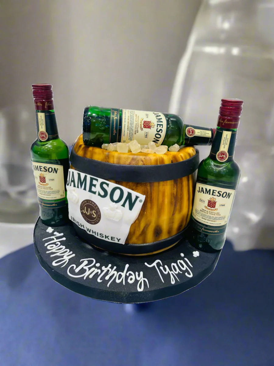 Jameson Barrel Bottle Cake - Image 4