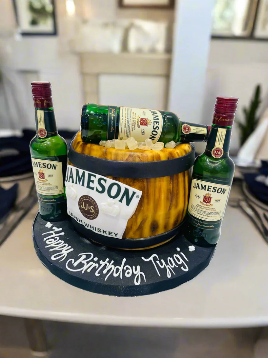 Jameson Barrel Bottle Cake - Image 5