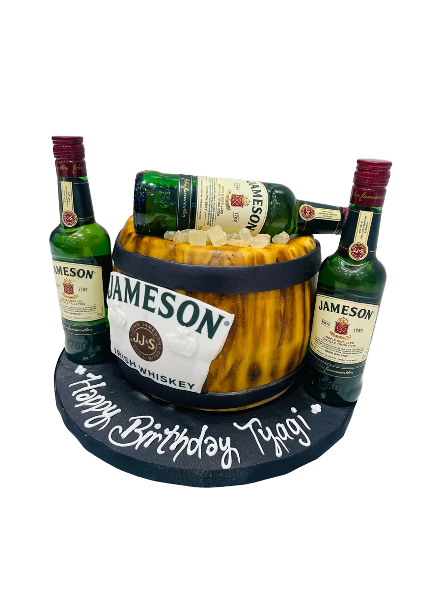 Jameson Barrel Bottle Cake - Image 6