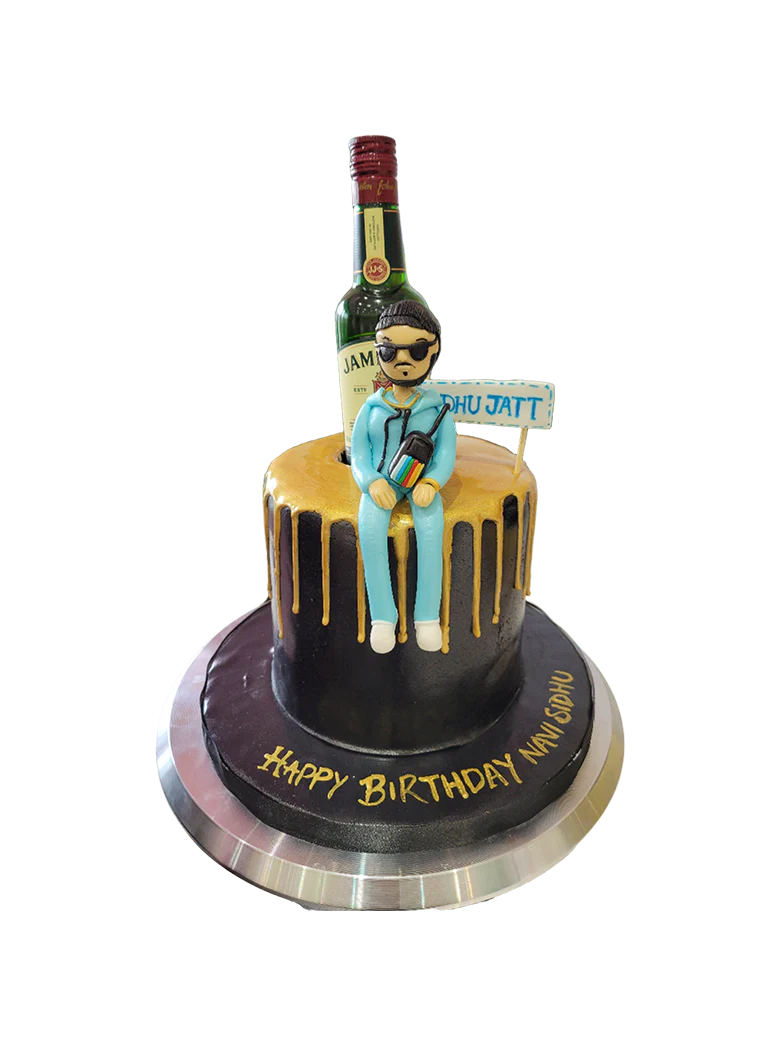 Jameson Black Fondant Cake