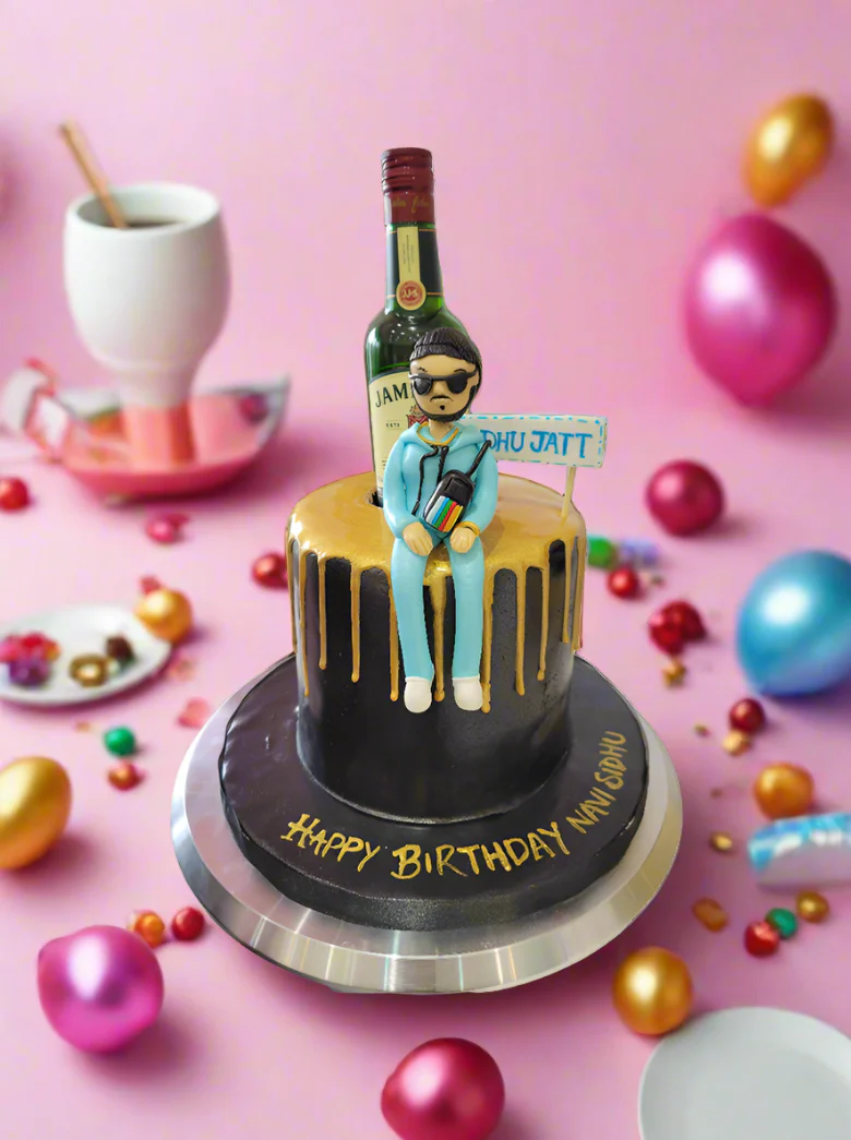 Jameson Black Fondant Cake - Image 2