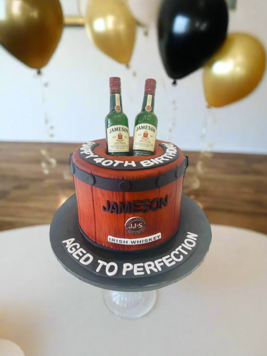 Jameson Bottle Fondant Cake - Image 2