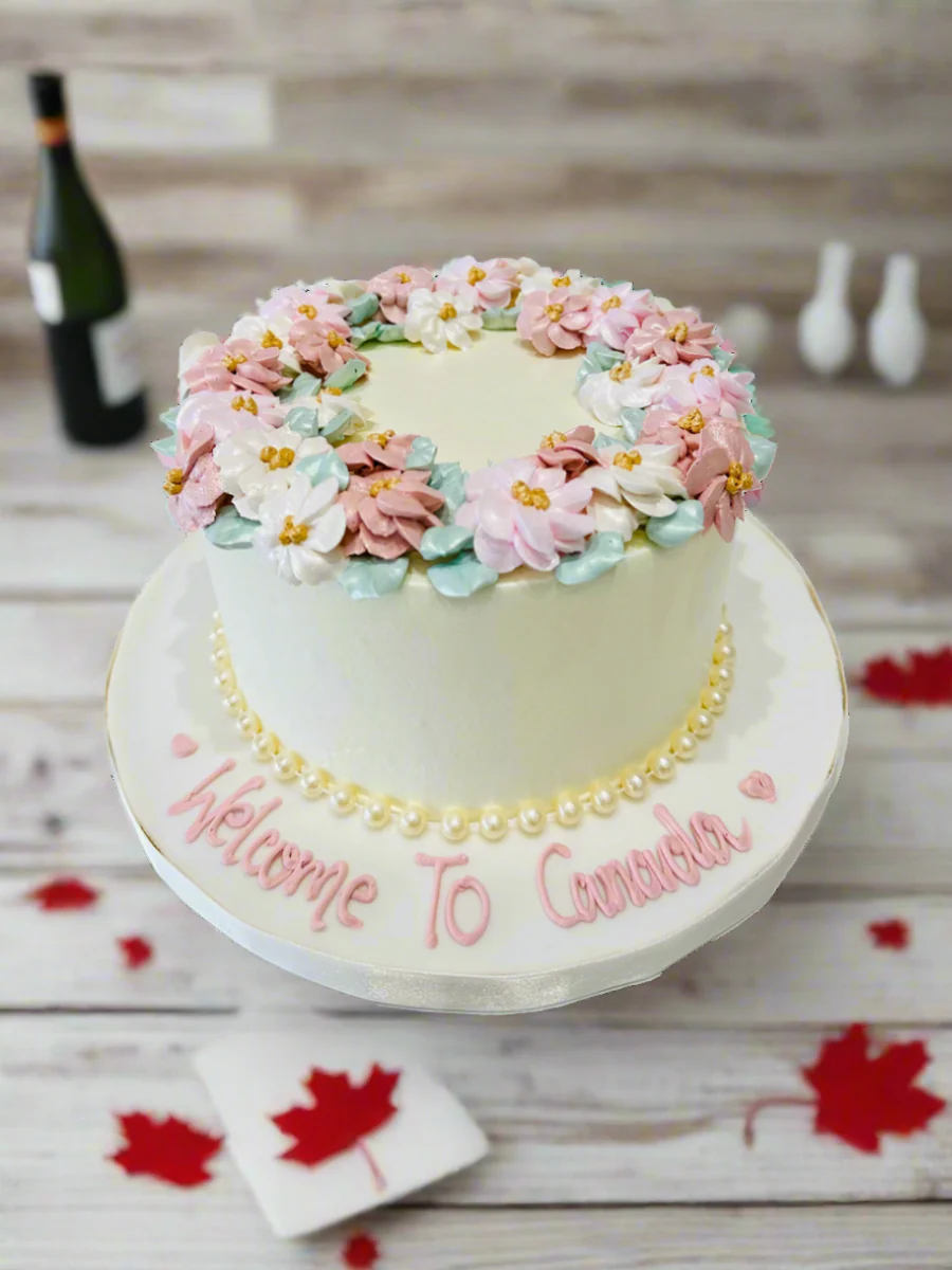 Jane Pastel Floral Cake - Image 2