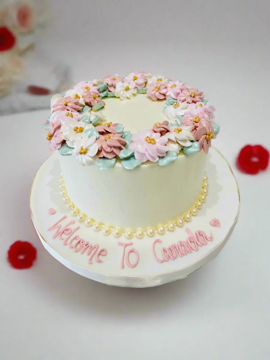 Jane Pastel Floral Cake - Image 3