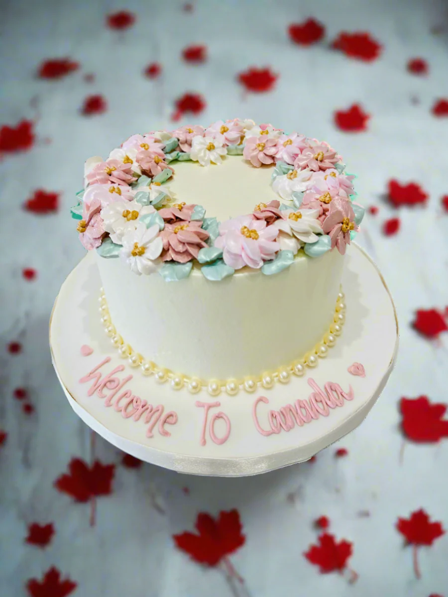 Jane Pastel Floral Cake - Image 4