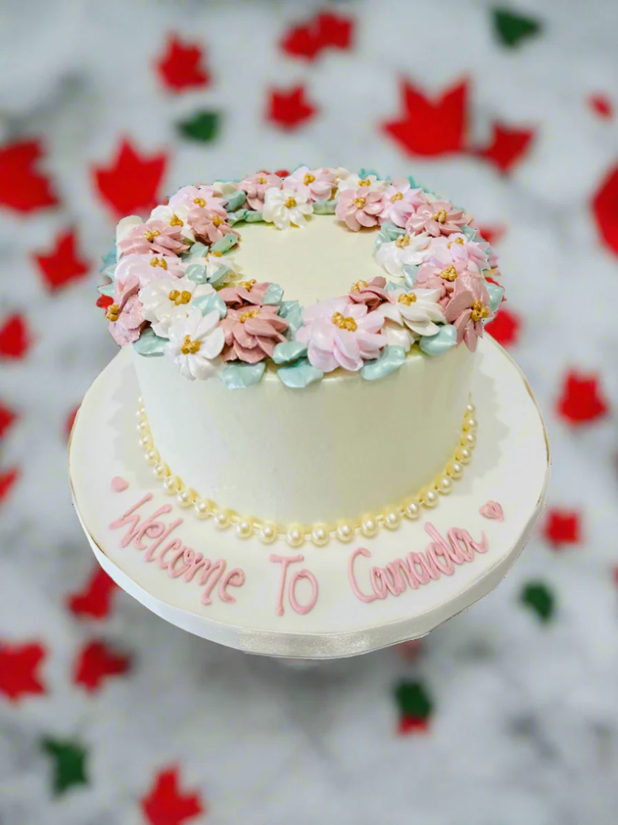 Jane Pastel Floral Cake - Image 5