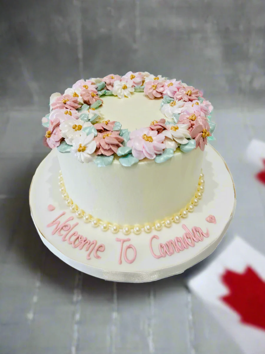 Jane Pastel Floral Cake - Image 6