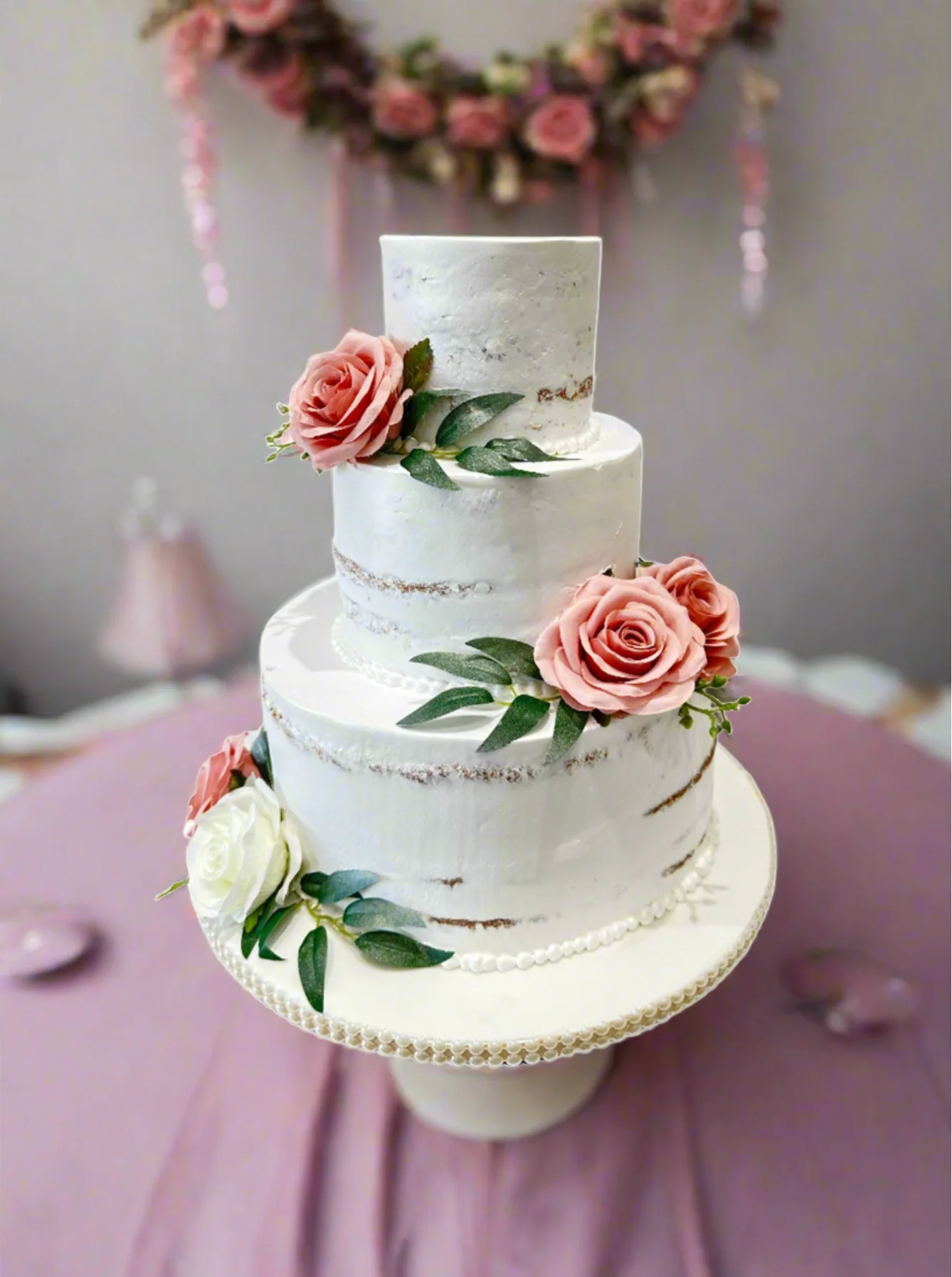Jane Wedding Tiered Cake - Image 2