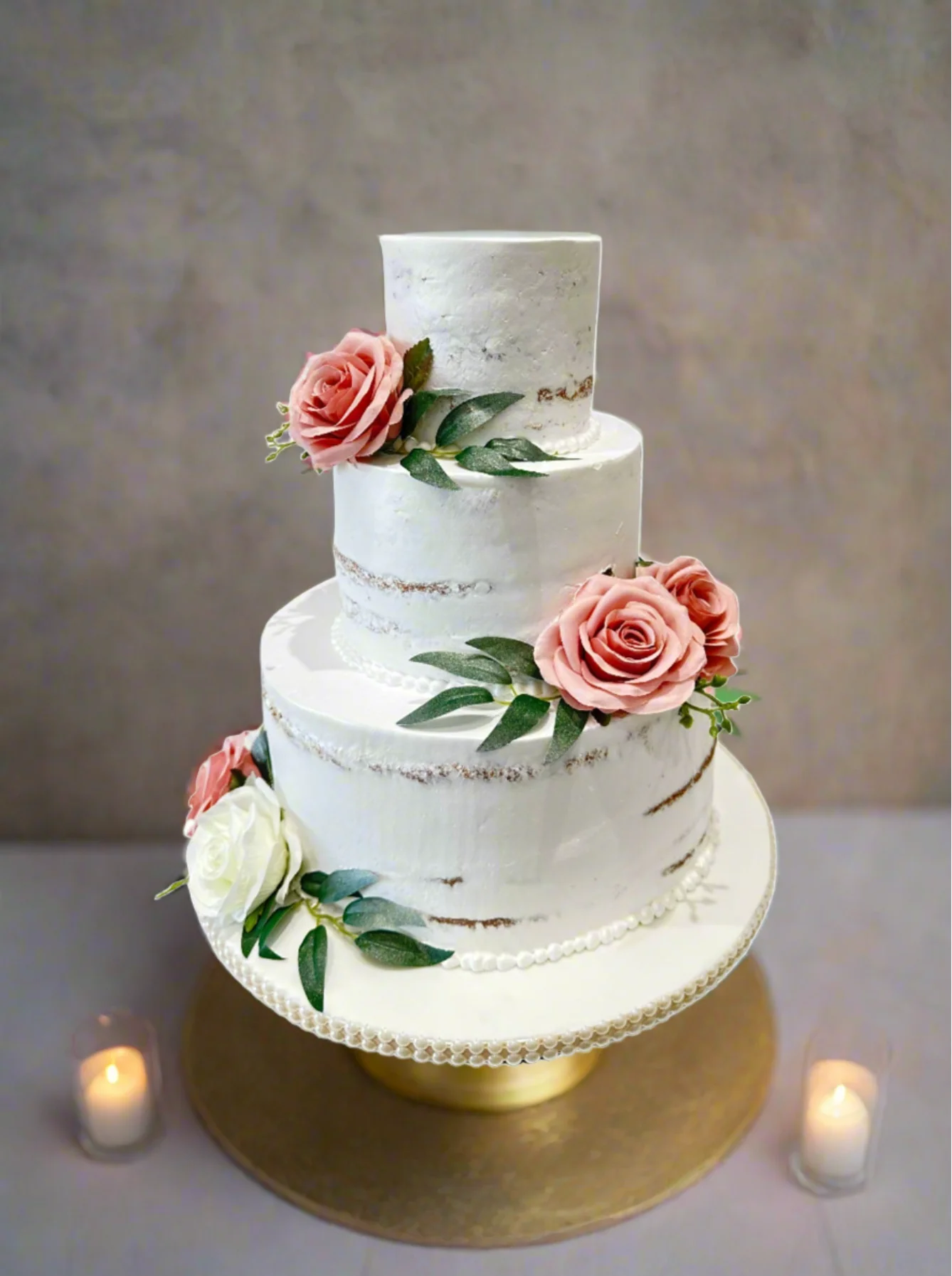 Jane Wedding Tiered Cake - Image 3