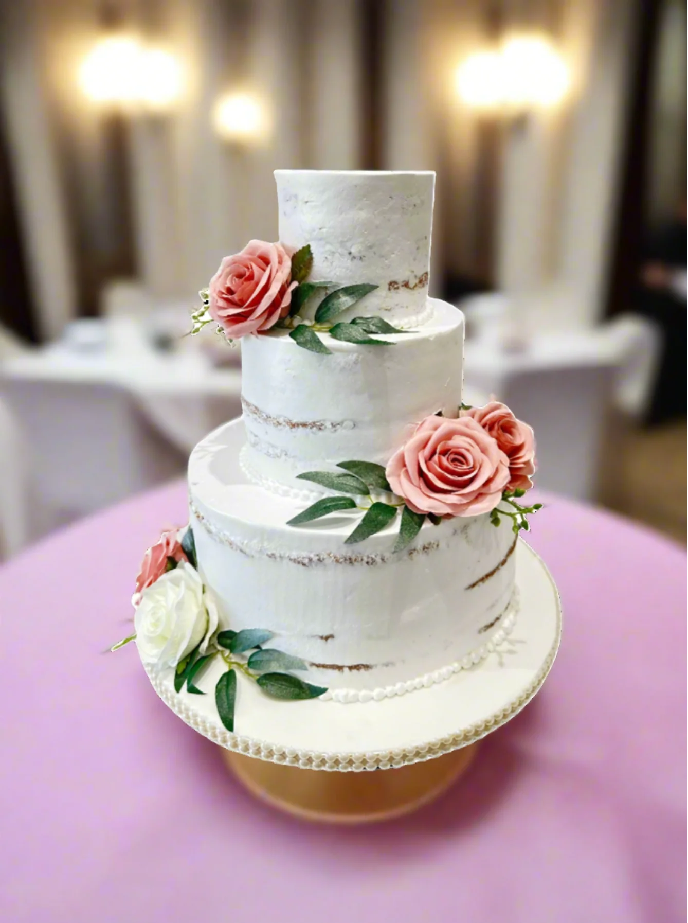 Jane Wedding Tiered Cake - Image 5