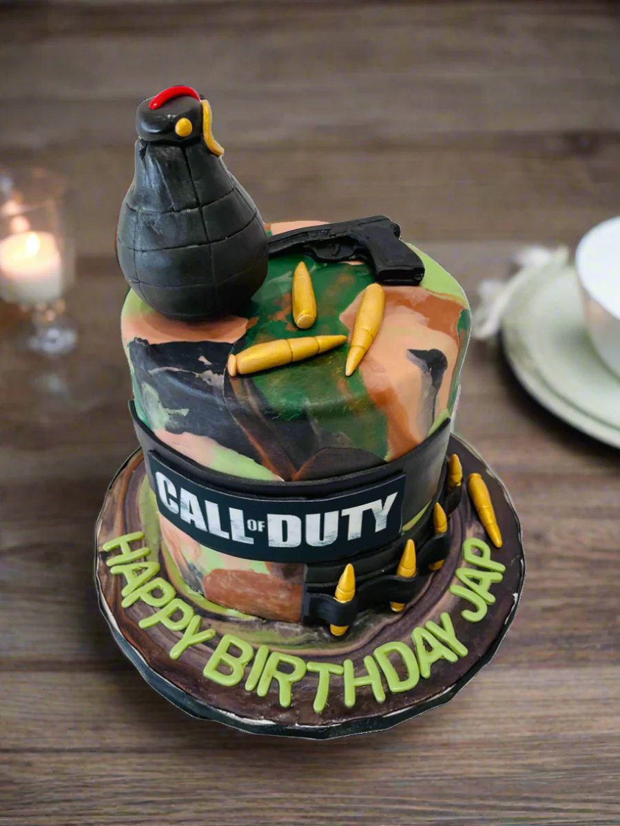 Jap Call of Duty Fondant Cake - Image 3