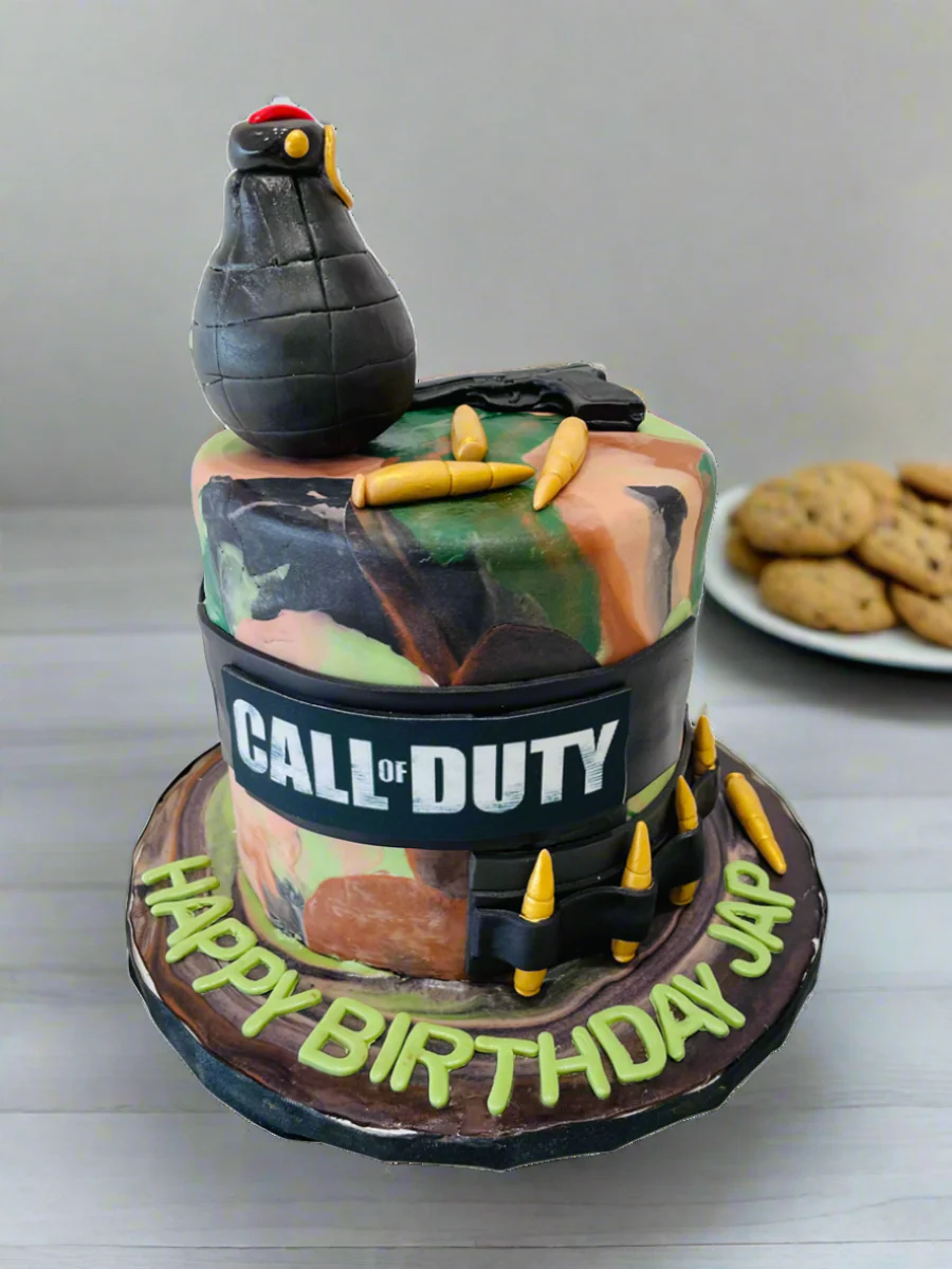 Jap Call of Duty Fondant Cake - Image 5