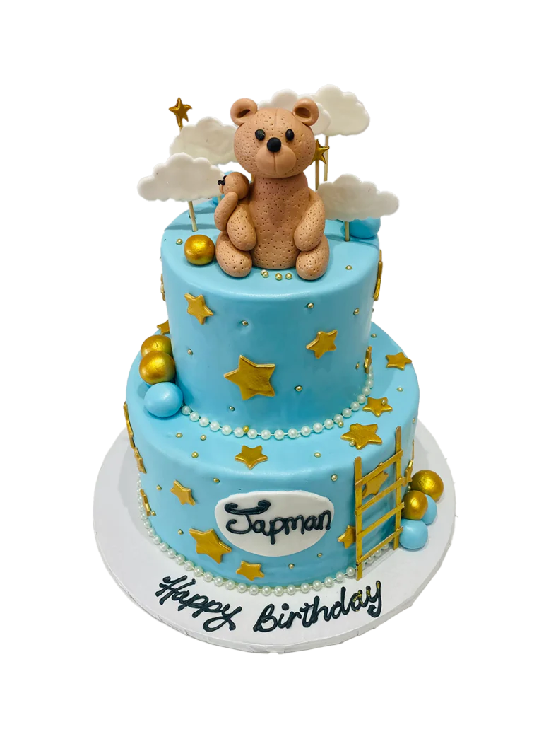 Japman Teddy Bear Fondant Cake - Image 5