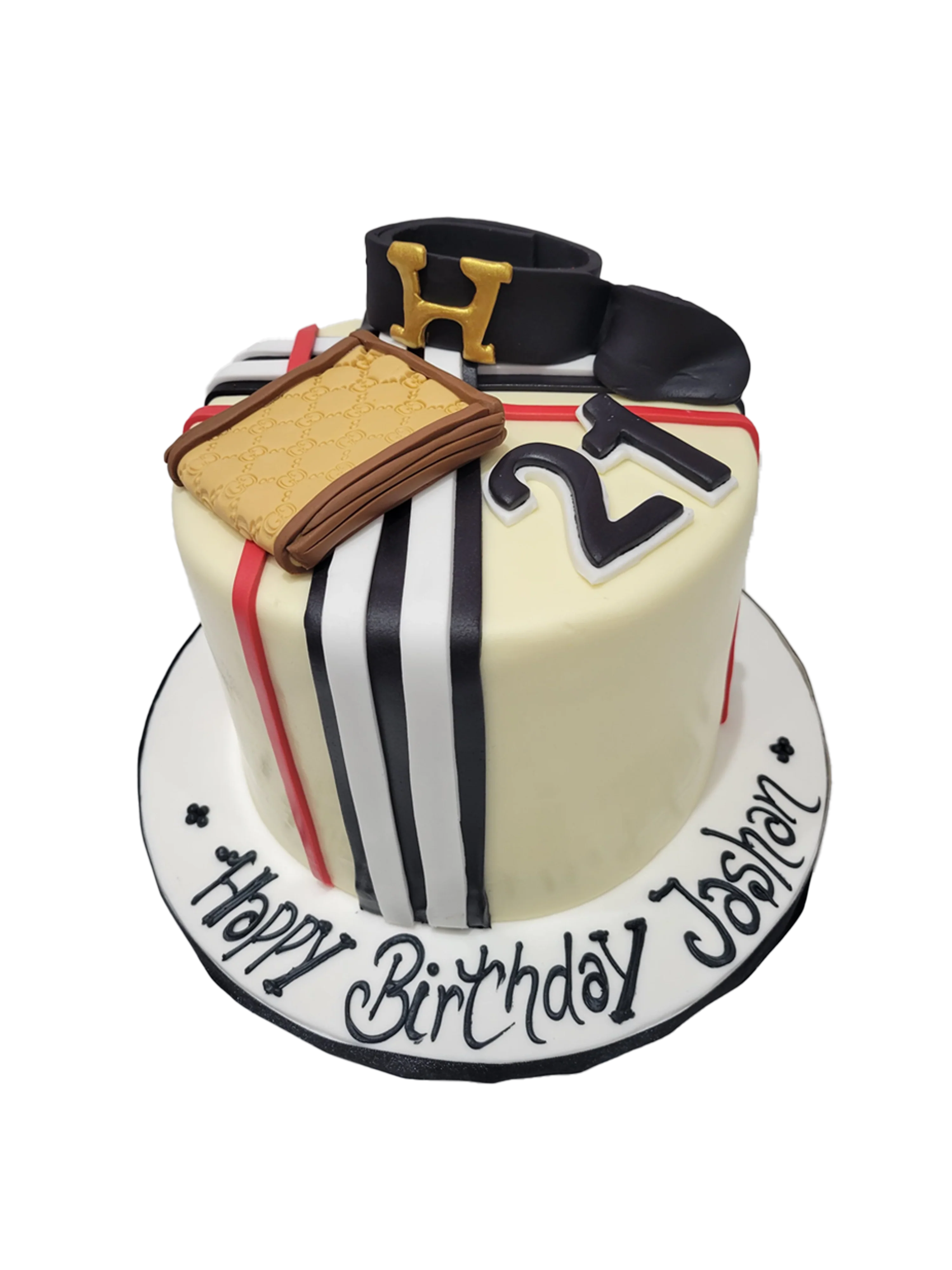 Jashan Burberry Fondant Cake