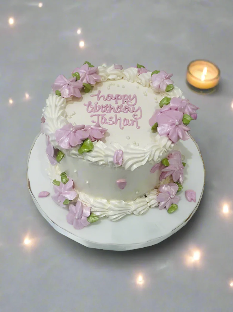 Jashan Pastel Floral Cake - Image 3