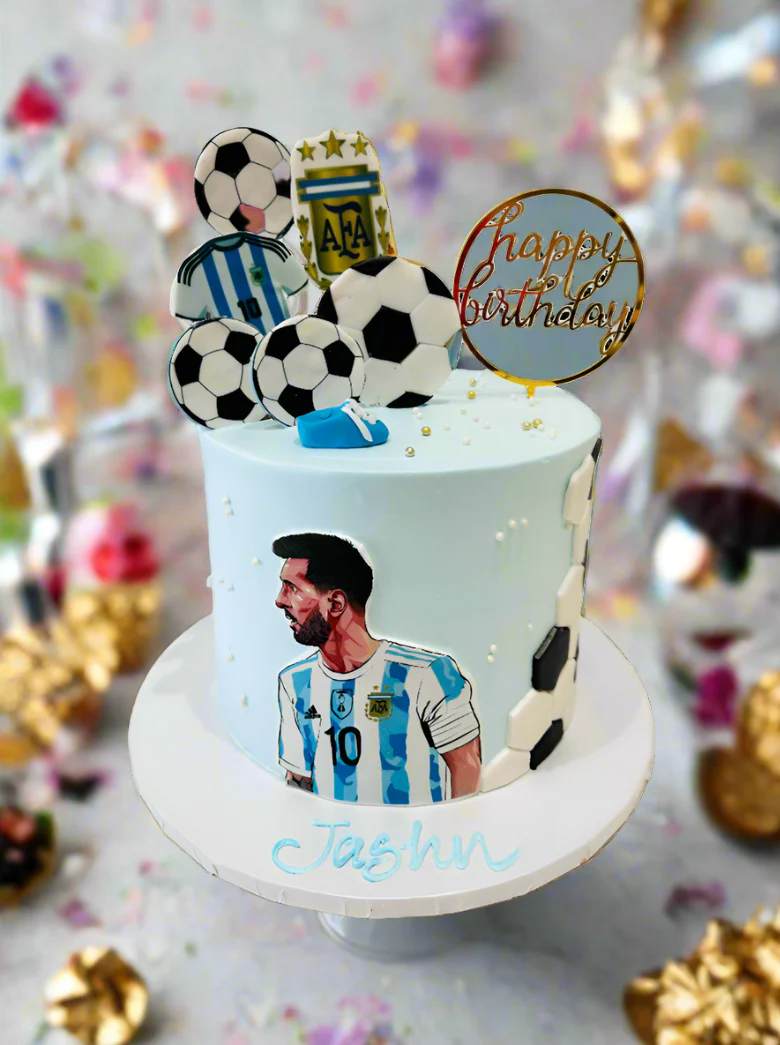 Jashn Soccer Cream Cake - Image 2