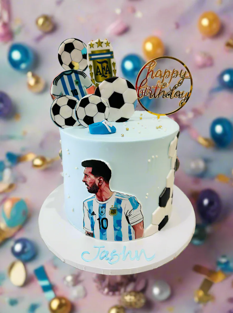 Jashn Soccer Cream Cake - Image 3