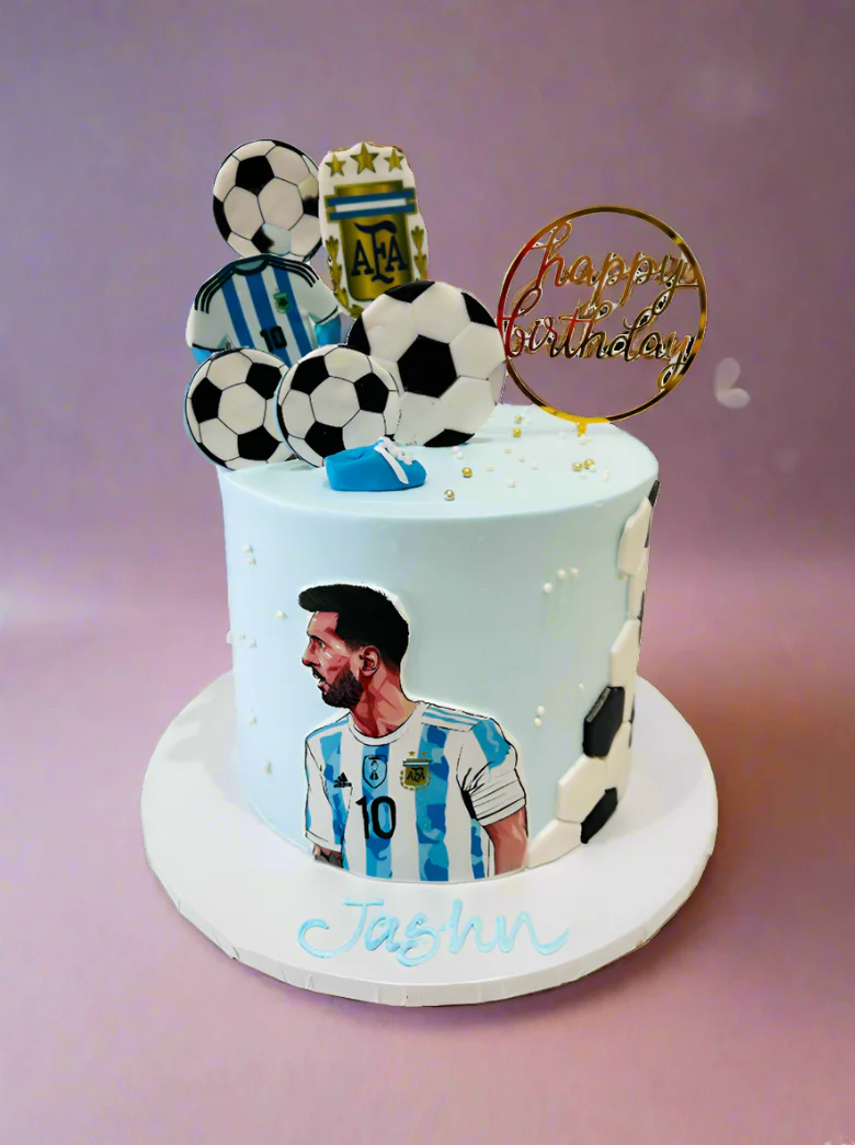 Jashn Soccer Cream Cake - Image 4