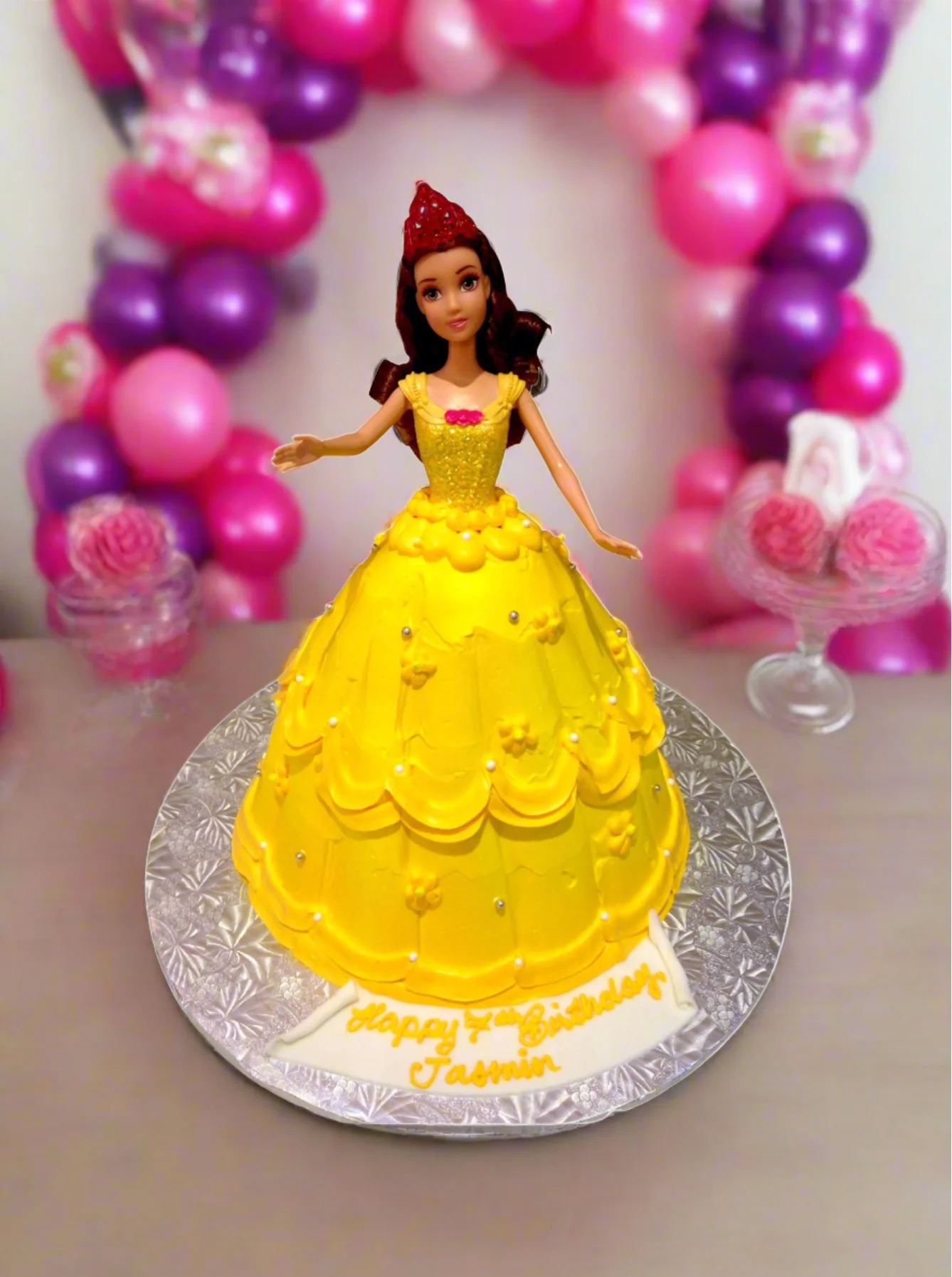 Jasmin Barbie Doll Cake - Image 3