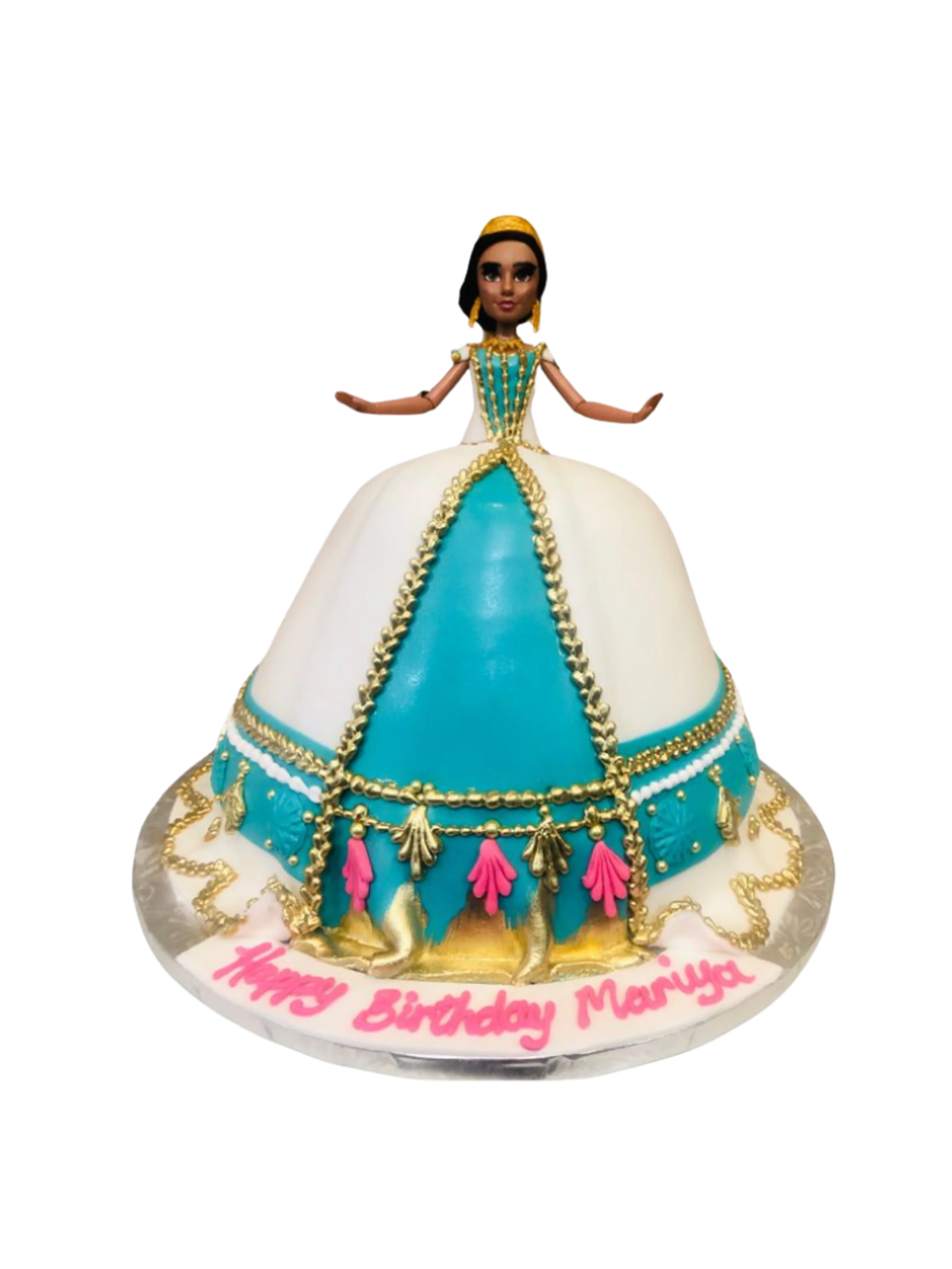 Jasmine Fondant Barbie Doll Cake