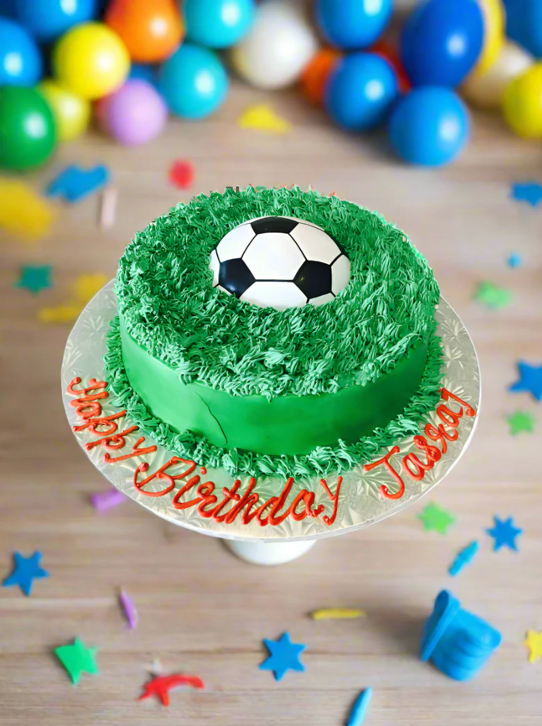 Jasraj Soccer Cake - Image 2