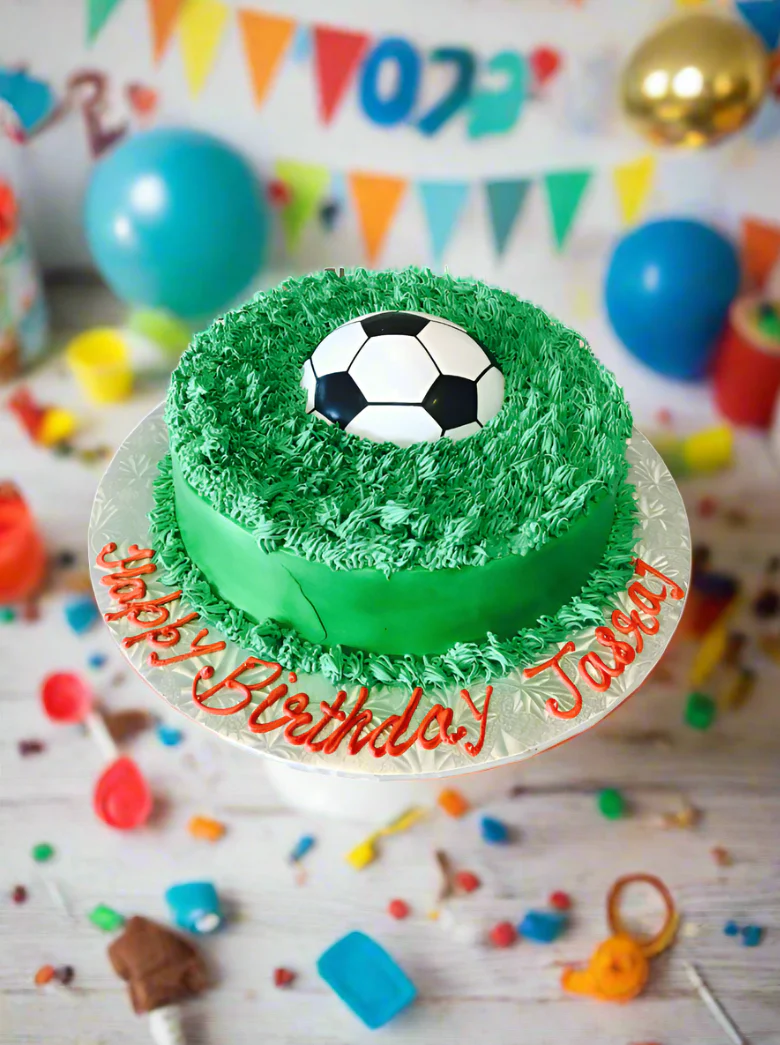 Jasraj Soccer Cake - Image 3