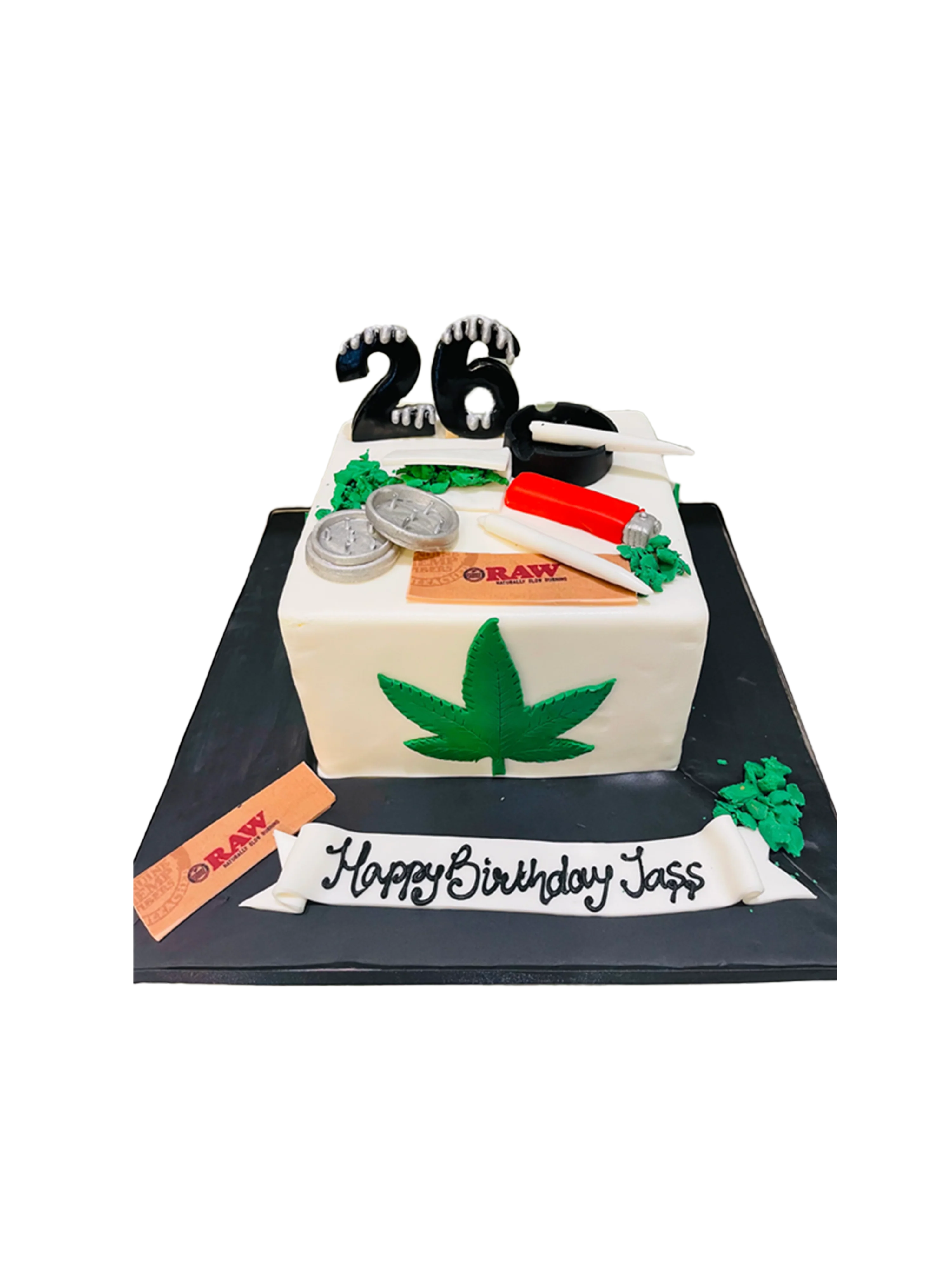 Jass Weed Fondant Cake