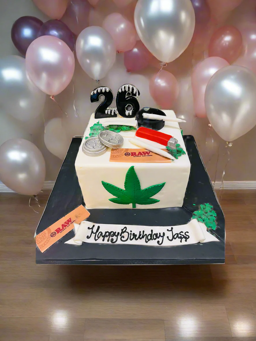 Jass Weed Fondant Cake - Image 3