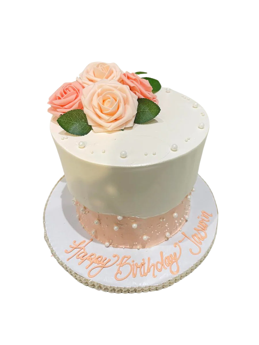 Jaswin Flower Birthday Cake