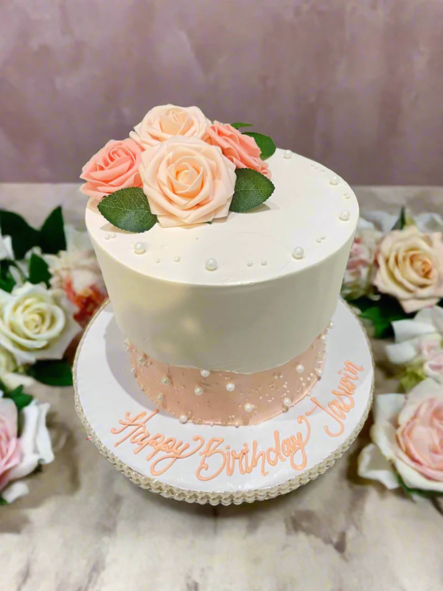 Jaswin Flower Birthday Cake - Image 6