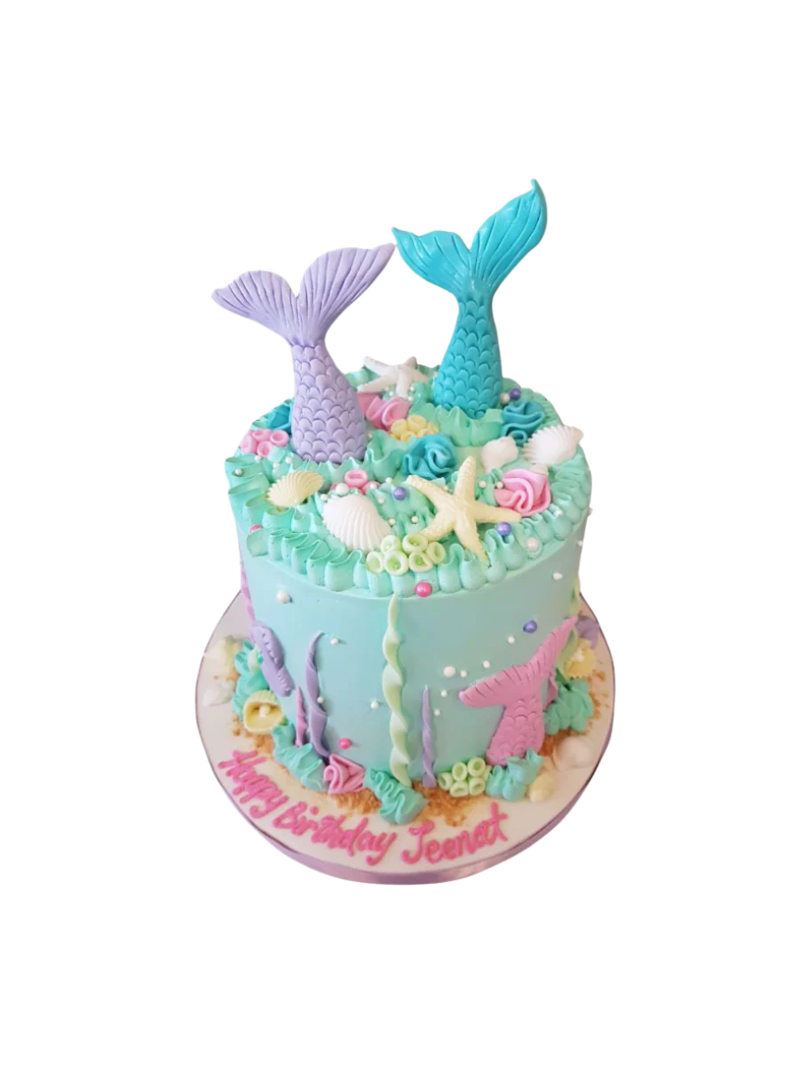 Jeenat Mermaid Birthday Cake