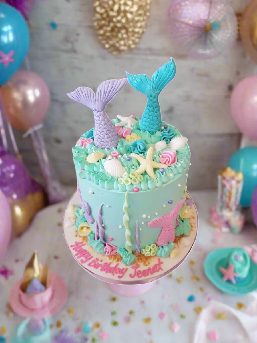 Jeenat Mermaid Birthday Cake - Image 2